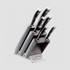 Набор кухонных ножей 6 шт. в деревянной подставке, серия Classic Ikon, WUESTHOF, Золинген, Германия, Наборы ножей 6 предметов