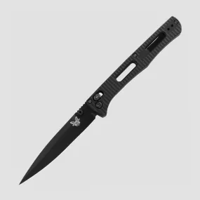 Нож складной Fact Black, 10 см, материал клинка: сталь порошковая Crucible CPM S30V, материал рукояти: сплав (6061 T-6 Aluminium), BENCHMADE, США, Fact
