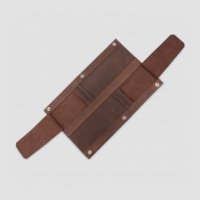 Сумка для хранения и перевозки 2-х кухонных ножей, цвет коричневый, KNIFE TO MEET YOU, Россия, KNIFE TO MEET YOU (Россия)