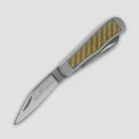 Нож складной Yello-Jaket 2-Blade Trapper, 5,1 см, материал клинка: сталь Aus 8, материал рукояти: Stainless Steel, CAMILLUS, США, CAMILLUS (США)