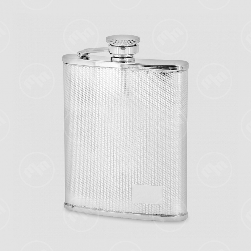 Фляга, 180 мл, сталь, серебристый, S. QUIRE, Италия