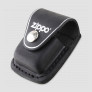 Чехол ZIPPO для зажигалки из натуральной кожи с клипом, черный, ZIPPO, США
