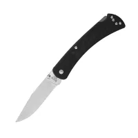 Нож складной 110 Slim Select , 9,5 см, материал клинка: сталь 420HC, материал рукояти: термопластик GRN, BUCK, США видео продукта