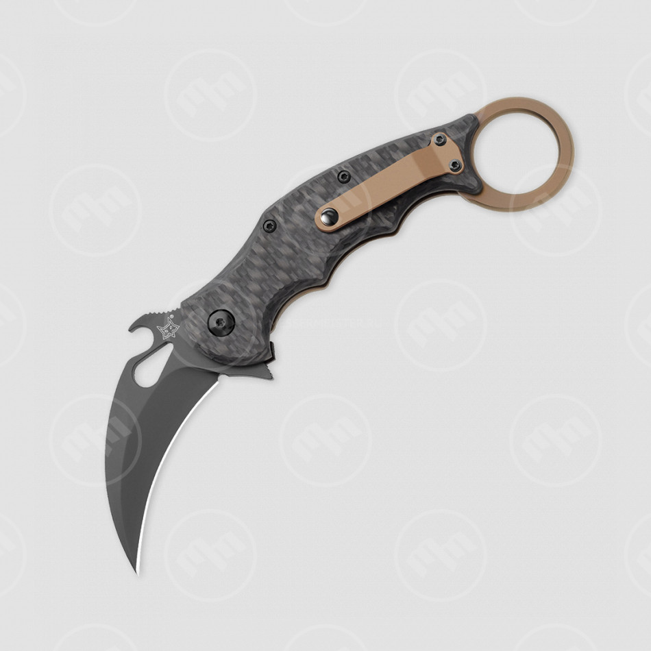 Нож складной Karambit, 6,5 см, FOX, Италия