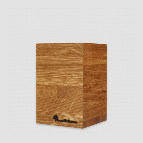 Подставка для кухонных принадлежностей US001ON, 11 х 11 х 18 см, дерево дуб, WOODINHOME, Россия, WOODINHOME (Россия)