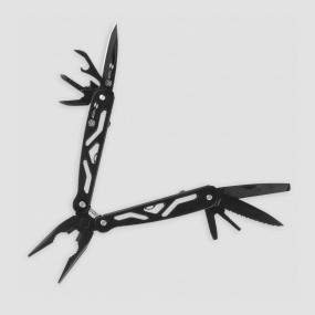 Мультитул, 12 инструментов, цвет черный, STINGER, Россия, STINGER (Россия)