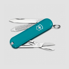 Нож швейцарский складной Classic SD Mountain Lake, 7 функций, 4 см, VICTORINOX, Швейцария, Акции