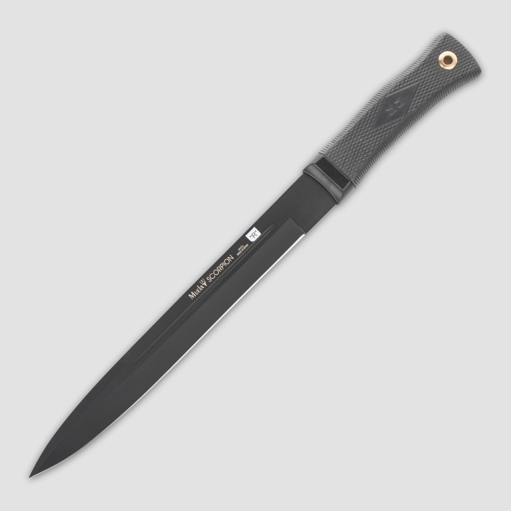 Нож с фиксированным клинком Scorpion, чехол кожа, MUELA, Испания
