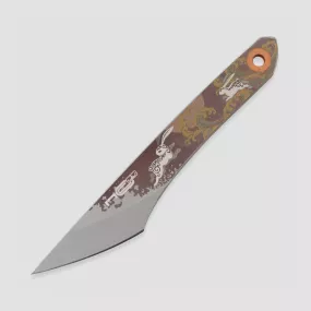 Нож с фиксированным клинком Koi, 3,4 см, N.C. CUSTOM, Россия, Городской нож скрытого ношения