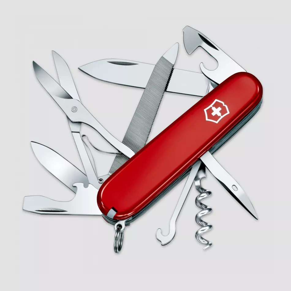 Нож швейцарский многофункциональный складной Mountaineer 18 функций, 6.8 см VICTORINOX, Швейцария