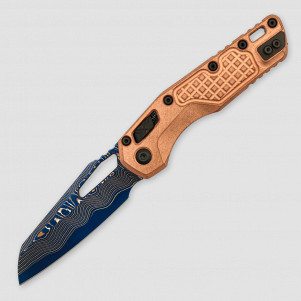 Нож складной MSI, 9,8 см, MICROTECH, США, Ножи из дамасской стали