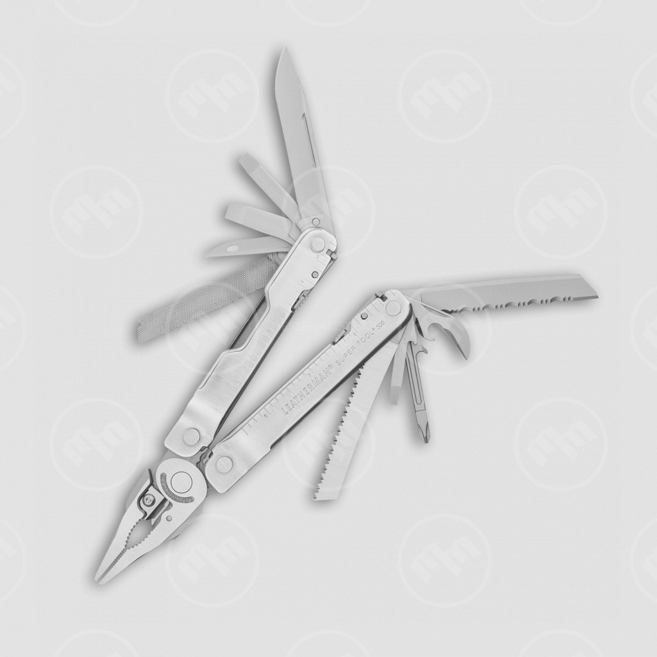 Мультитул Leatherman Super Tool 300, 19 инструментов, материал: нержавеющая сталь, цвет: стальной, LEATHERMAN, США