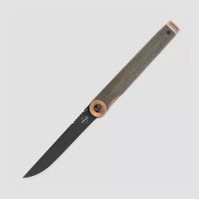 Нож складной Kaizen Green Canvas Micarta, 7,9 см, серия Boker Plus, BOKER, Германия, 