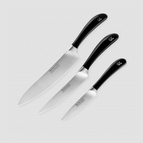 Набор из 3-х кухонных ножей поварская тройка, серия Signature knife, ROBERT WELCH, Великобритания, Наборы кухонных ножей