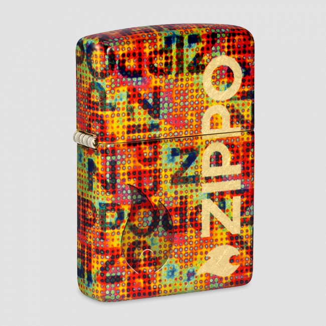 Зажигалка бензиновая Pixel Fusion 540 Tumbled Brass, ZIPPO, США