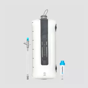 Емкость для воды мягкая Seeker с ручкой и фильтром, 6 л, прозрачная, HydraPak, США, Канистры для воды HYDRAPAK
