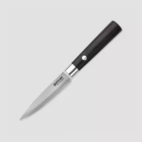 Нож для чистки и нарезки овощей и фруктов, 9,5 см, серия Damast Black, BOKER, Германия, Damast BOKER