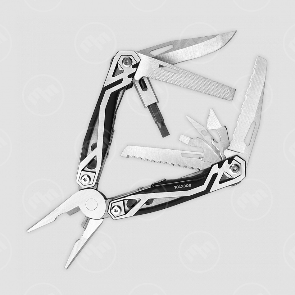 Мультитул 21 инструмент, ROCKTOL, Китай