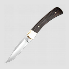 Нож с фиксированным клинком Hunter Macassar Ebony Dymondwood Handle, BUCK, США, Американские охотничьи ножи