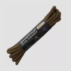 Шнурки из паракорда, 180 см, олива, CORD, Россия, Шнурки CORD
