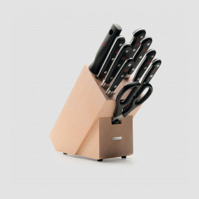 Набор ножей 9 предметов в подставке, серия Classic, WUESTHOF, Золинген, Германия, Подарочный набор кухонных ножей