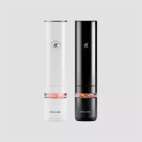 Набор из 2-х электрических мельниц для соли и перца, высота: 21 см, ZWILLING J.A. HENCKELS, Германия, Мельницы для специй