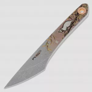 Нож с фиксированным клинком киридаши Koi, 3,4 см, N.C. CUSTOM, Россия, Koi