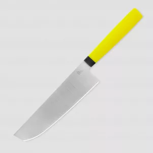 Нож кухонный накири для резки овощей NA160, 17,2 см, Yellow, OWL KNIFE, Россия, 