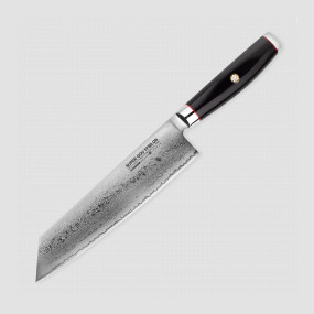 Профессиональный поварской кухонный нож, Kiritsuke 20 см, дамасская сталь, серия Ypsilon (193 слоя), YAXELL, Япония, YAXELL (Япония)
