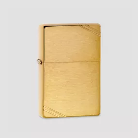Зажигалка Vintage 1937 Brushed Brass, ZIPPO, США, Зажигалки ZIPPO