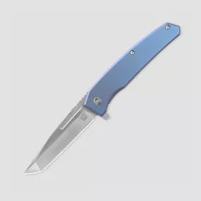 Нож складной Ti 22 Ultrablue, 7,7 см, ONTARIO, США, Ножи туристические складные