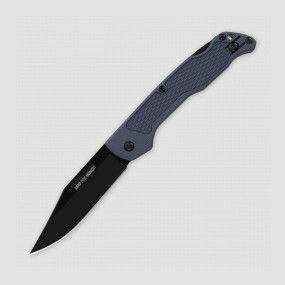 Нож складной Camp Plus Midnight, 8,6 см, ONTARIO, США, Ножи с фиксатором лезвия
