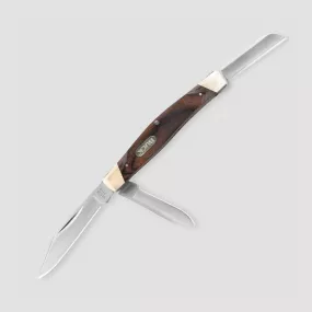 Нож многофункциональный Stockman 3 Blade Woodgrain, 7.0 см, BUCK, США, BUCK (США)