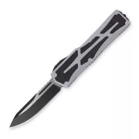 Нож автоматический фронтальный выкидной Colossus, 8,9 см, HERETIC KNIVES, США видео продукта