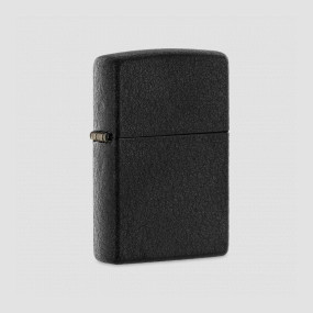 Зажигалка ZIPPO Classic с покрытием Black Crackle, латунь/сталь, чёрная, матовая, ZIPPO, США, ZIPPO (США)
