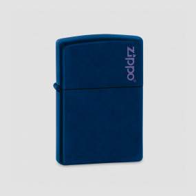 Зажигалка Classic Navy Matte Zippo Logo, ZIPPO, США, Зажигалки
