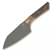 Нож поварской кухонный Сантоку, 15 см, MICROTECH, США видео продукта
