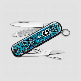 Нож швейцарский складной Classic Ocean Life Limited Edition 2021, 7 функций, 4 см, VICTORINOX, Швейцария, VICTORINOX Swiss Army Keychain