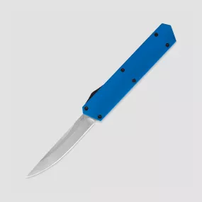 Нож автоматический фронтальный выкидной Kwaiken OTF Blue, 8,1 см, BOKER, Германия, Нож выкидной автоматический