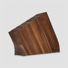 Подставка для 6-ти ножей KS023UWN, 30 х 8 х 23 см, массив американского ореха, WOODINHOME, Россия, WOODINHOME (Россия)