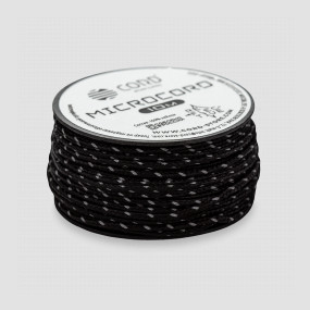 Микрокорд светоотражающий black, 10м, серия Cord Micro, CORD, Россия, Микрокорд CORD