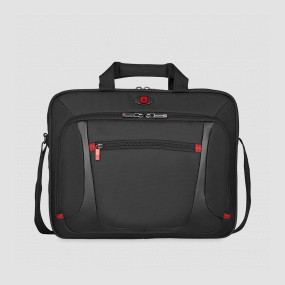 Сумка для ноутбука 15'' Sensor, размер: 33 х 40 х 15 см, материал: полиэстер 1560D, пвх, цвет: черный, WENGER, Швейцария, WENGER (Швейцария)