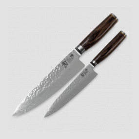 Набор из 2-х кухонных ножей, 16.5 и 20 см, 32 слоя, серия Shun Premier, KAI, Япония, KAI (Япония)
