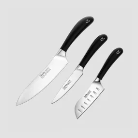 Набор кухонных ножей, 3 штуки, серия Signature knife, ROBERT WELCH, Великобритания, Наборы ножей "Поварская тройка" 