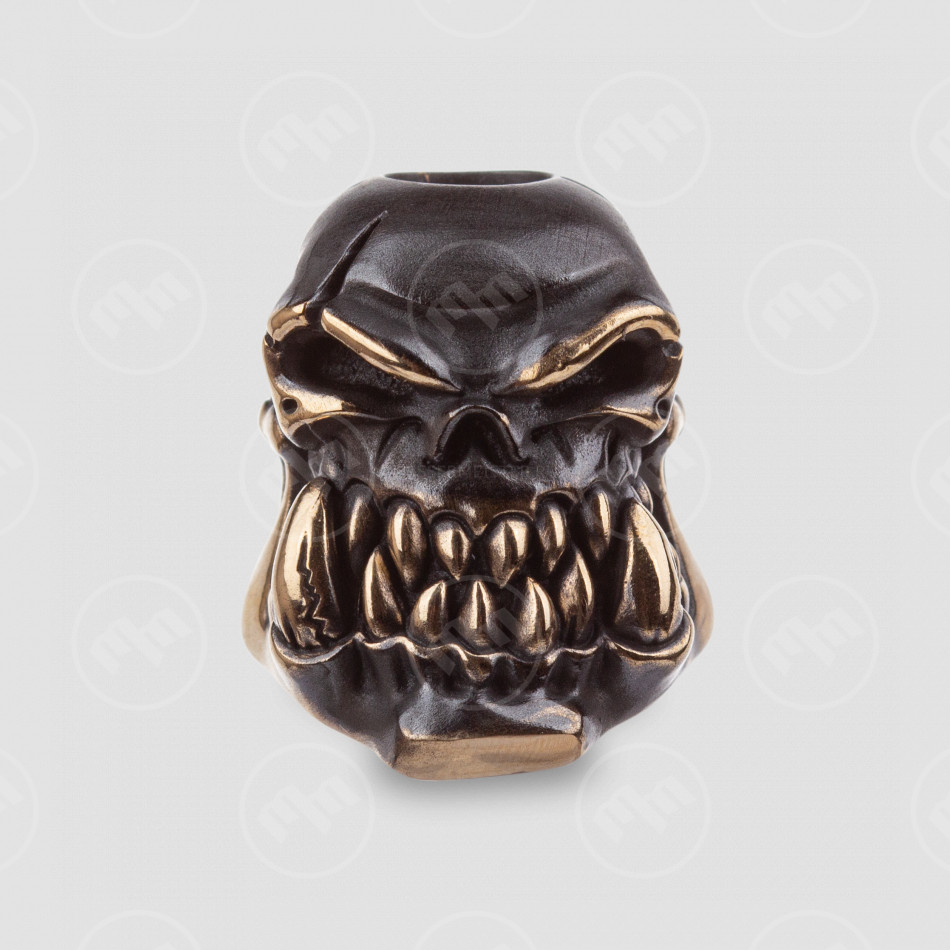Бусина для темляка Череп Орка, Мастерская братьев Пешковых, Россия