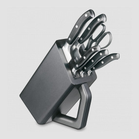 Набор из 5 кухонный ножей + ножницы в подставке из бука Grand Maitre, VICTORINOX, Швейцария, Наборы кухонных ножей