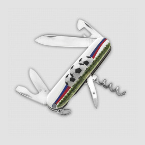Нож швейцарский многофункциональный складной Spartan Футбольное поле, 12 функций, 7 см, VICTORINOX, Швейцария, Швейцарский нож