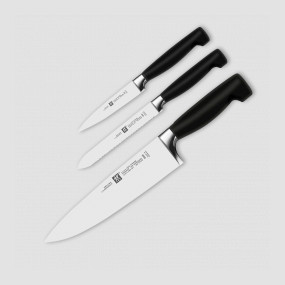 Набор из 3-х кухонных ножей, серия TWIN Four Star, ZWILLING J.A. HENCKELS, Германия, Подарочный набор кухонных ножей