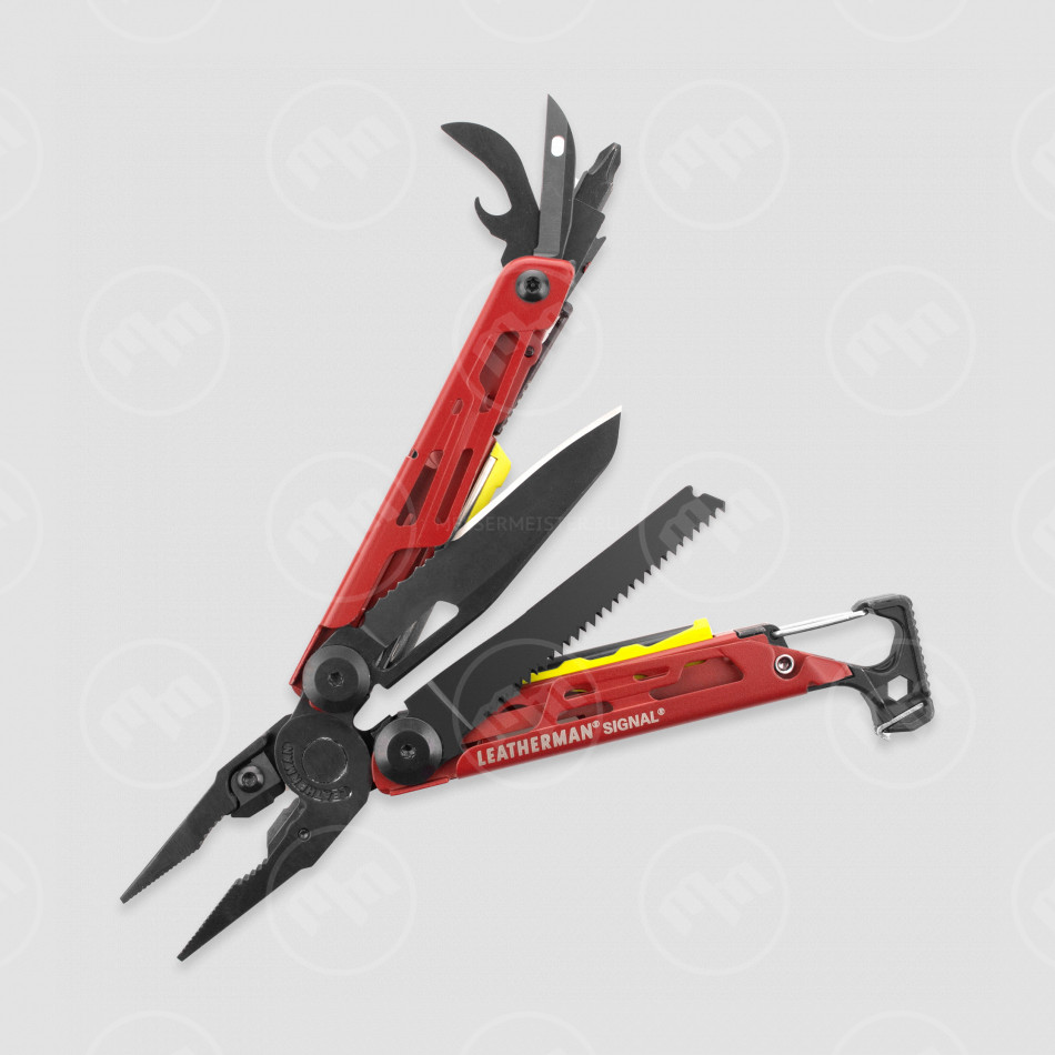 Мультитул Signal, 19 инструментов, цвет красный, LEATHERMAN, США