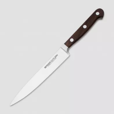 Нож для нарезки 16 см, серия Classic Smoked Oak, BERGER CUTLERY, Германия, 